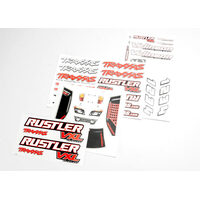 Traxxas Decal Sheets, Rustler VXL