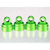 Traxxas Green-Anodized Aluminium Shock Caps (4) (Fits all Ultra