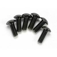 Traxxas Screws, 4x12mm Button-Head Machine (Hex Drive) (6)