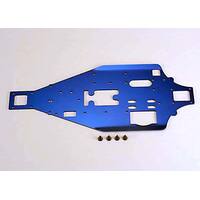 Traxxas Lower Chassis, 2.5mm Aluminium (Blue)