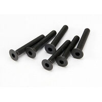 Traxxas Screws, 3x20mm Countersunk Machine (Hex Drive) (6)