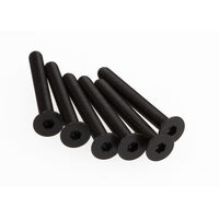 Traxxas Screws, 3x25mm Countersunk Machine (Hex Drive) (6)