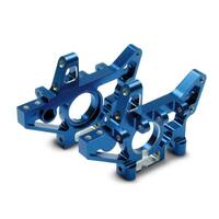 Traxxas Bulkheads, Rear (Machined 6061-T6 Aluminium) (Blue) (L