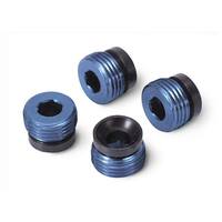 Traxxas Aluminium Pivot Ball Caps, Blue-Anodized