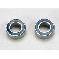 Traxxas Ball Bearings, Blue Rubber Sealed (5x10x4mm) (2)