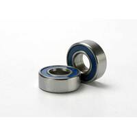 Traxxas Ball Bearings, Blue Rubber Sealed (5x11x4mm) (2)