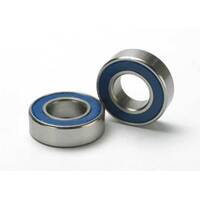 Traxxas Ball Bearings, Blue Rubber Sealed (8x16x5mm) (2)