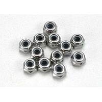 Traxxas Nuts, 2.5mm Nylon Locking (12)