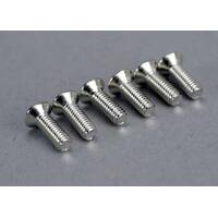 Traxxas Screws, 2.6x8mm Countersunk Machine (6)