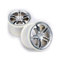 Traxxas Wheels, SS (Split Spoke) 3.8" (Satin) (2)