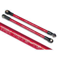 Traxxas Push Rod (Aluminium) (Assembled w/ Rod Ends) (2) (Red)