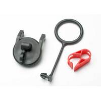 Traxxas Pull Ring, Fuel Tank Cap (1)/ Engine Shut-Off Clamp (1)