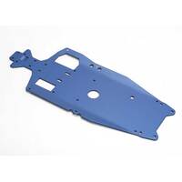 Traxxas Chassis, 6061-T6 Aluminium (3mm) (Anodized Blue)