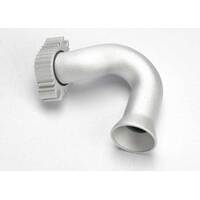 Traxxas Header, Exhaust (Jato) (Tubular Aluminium, Clear Anodiz