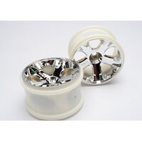 Traxxas All-Star 2.8" Wheels (Chrome) (Nitro Front)
