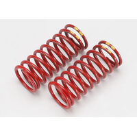 Traxxas Spring, Shock (Red) (Long) (GTR) (4.9 Rate Double Yello