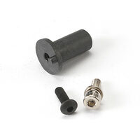 Traxxas Motor Mount Hinge Post/ 4x12mm BCS (1)/ 4x10mm CS