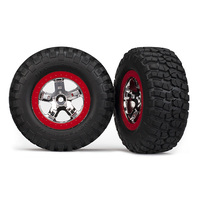 Traxxas Tire & Wheel Assembled, Glued (4WD F/R, 2WD Rear)