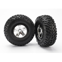 Traxxas Tire & Wheel Assembled, Glued (4WD F/R, 2WD Rear)