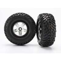 Traxxas Tire & Wheel Assembled, Glued (2WD Front)