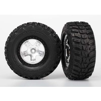 Traxxas Tire & Wheel Assembled, Glued (4WD F/R, 2WD Rear)