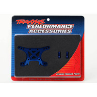 Traxxas Shock Tower, Front, 7075-T6 Aluminium (Blue-Anodized)
