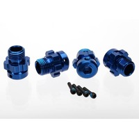 Traxxas Wheel Hub, Splined, 17mm, 6061-T6 Aluminium (Blue-Anodi