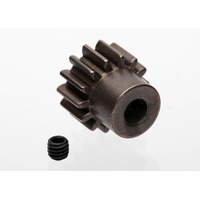 TRAXXAS Gear, 14-T pinion (1.0 metric pitch) (fits 5mm shaft)/ set screw