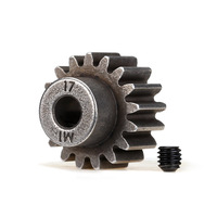 TRAXXAS Gear, 17-T pinion (1.0 metric pitch) (fits 5mm shaft)/ set screw