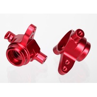 Traxxas 6061-T6 Aluminium Steering Blocks (Red-Anodized)