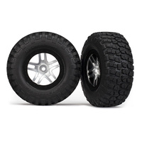 Traxxas Tire & Wheel Assembled, Glued (4WD F/R, 2WD Rear) (TSM