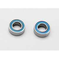Traxxas Ball Bearings, Blue Rubber Sealed (4x8x3mm) (2)