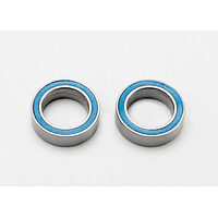 Traxxas Ball Bearings, Blue Rubber Sealed (8x12x3.5mm) (2)
