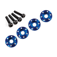 LaTrax Wheel Nut Washer, Machined Aluminium, Blue