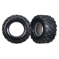 Traxxas Tires, Maxx AT (L & R) (2)/ Foam Inserts (2)