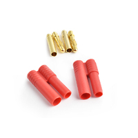 4.0mm gold connector w/housing 2pcs/bag