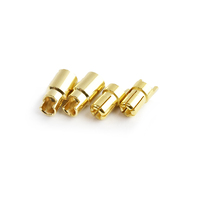 6.0mm gold plated connector(F&M)  2pairs/bag