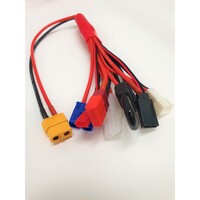 XT60  to Deans/Futaba/JST/Tamiya/EC3/TRX/Balancing Connector/DIY extra wire 16AWG 30cm silicone wire