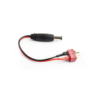 DC(-2.1JR)to Deans male plug 24#PVC 10cm