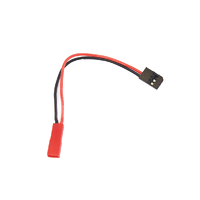 Tornado RC Female JST to male Futaba 22awg 10cm silicone wire 0.08