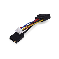 TRX ID Compatible LiPo Battery Adapter with 2S/ 3S Balance Port - 5cm 14 AWG silicone wire /22AWG pvc wire