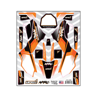 UpGrade RC Graphic Set for Losi® Promoto MX (Exude) (Orange)