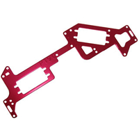 GV V2302R V2000 RADIO PLATE RED