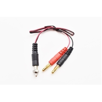Glow Plug to 4mm Bullett Charge Lead