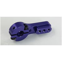 Aluminium Short Servo Arm 36mm purp/blue