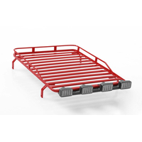 Roof Rack with Light Pods for 1/18 Gelande D90 (Red)