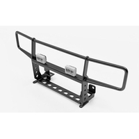 Ranch Front Grille Guard W/Lights for Traxxas TRX-4 '79 Bronco Ranger XLT (Black)