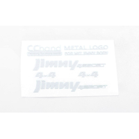 Metal Emblems for MST 1/10 CMX w/ Jimny J3 Body (White)