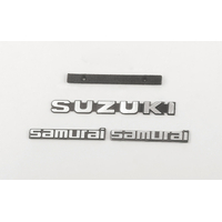 Metal Logo Set for Capo Racing Samurai 1/6 RC Scale Crawler (Style A)
