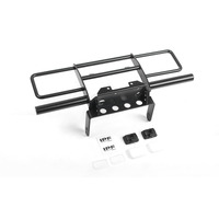 Oxer Steel Front Winch Bumper w/ IPF Lights for Vanquish VS4-10 Origin Body (Black)